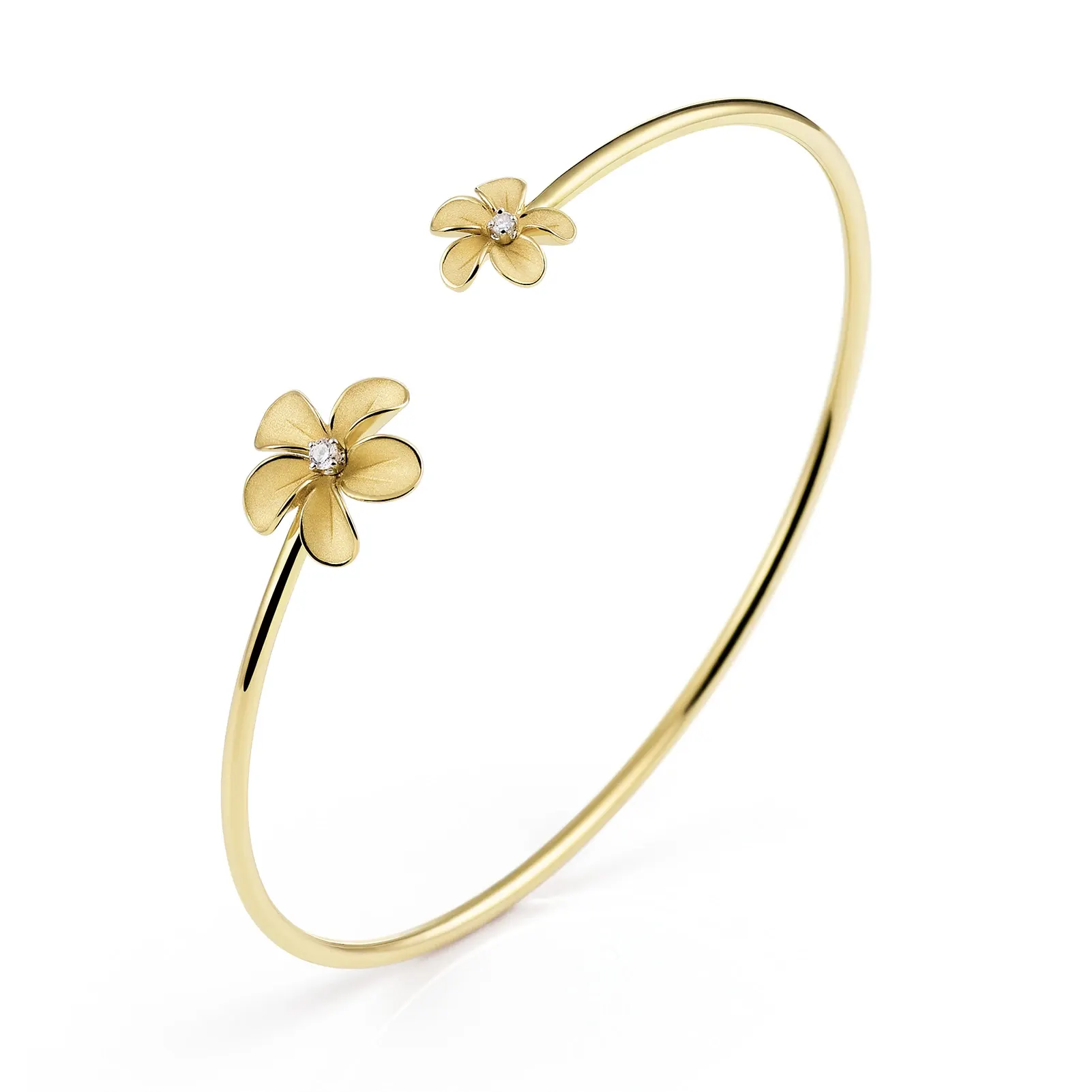 Cherry Bloom open bangle – Cammilli Firenze