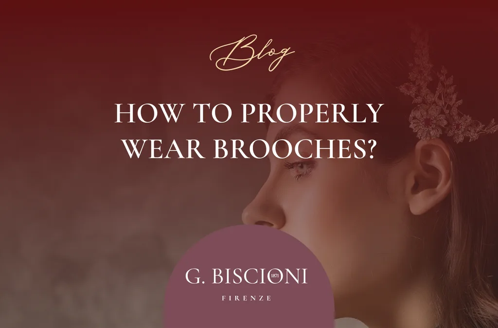 copertina del blog post sui consigli di Biscioni Gioielli su come indossare le spille