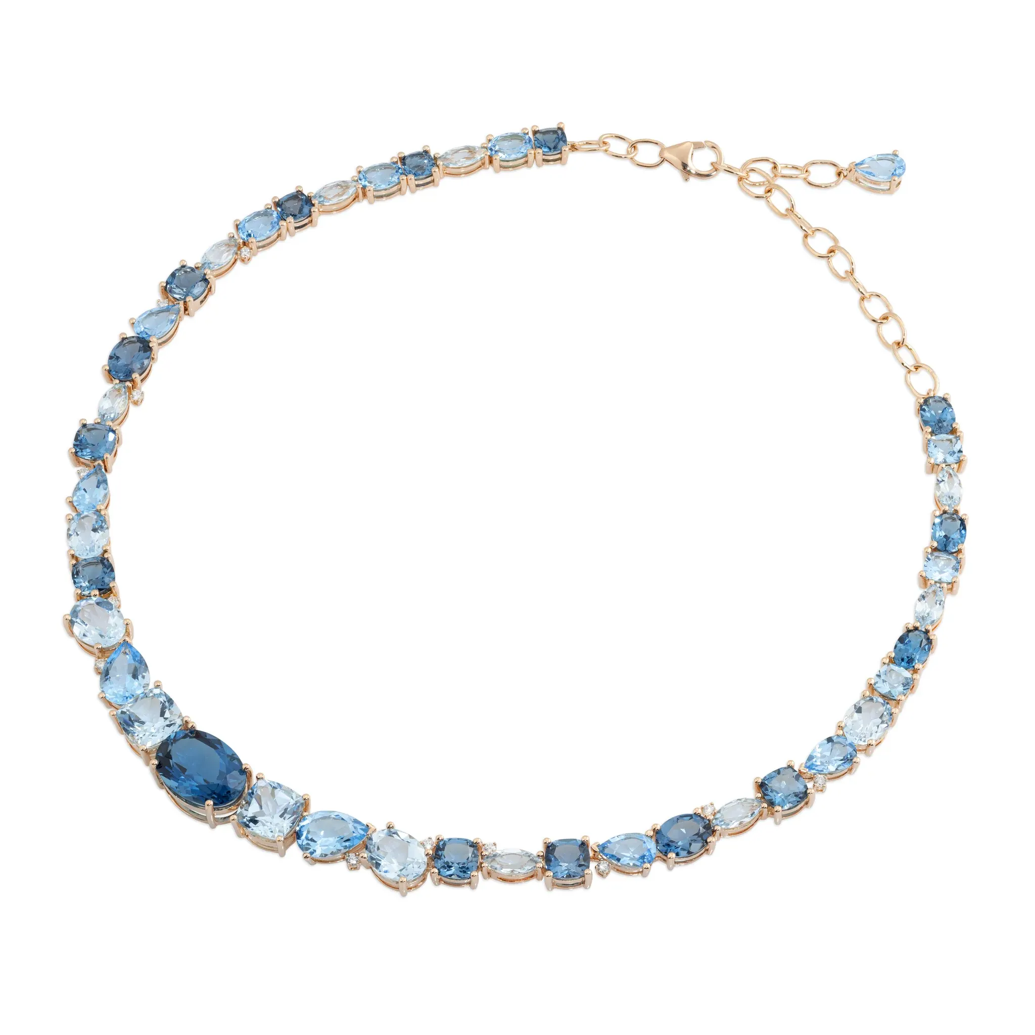Iris necklace with topaz – Ponte Vecchio Gioielli