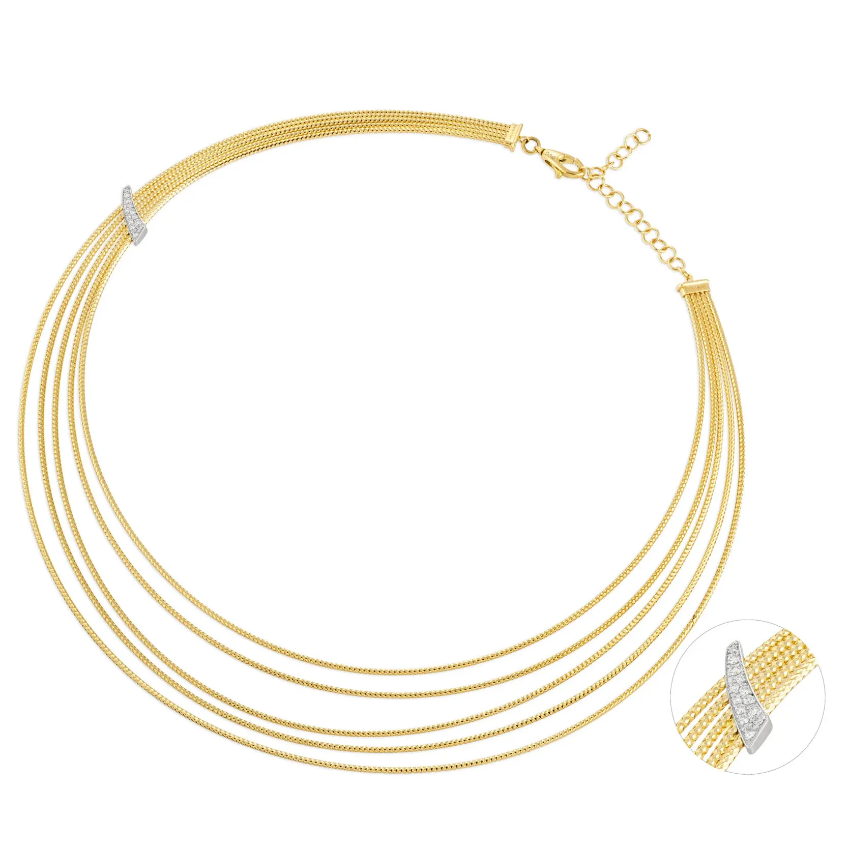 Nobile New multi-strand necklace – Ponte Vecchio Gioielli