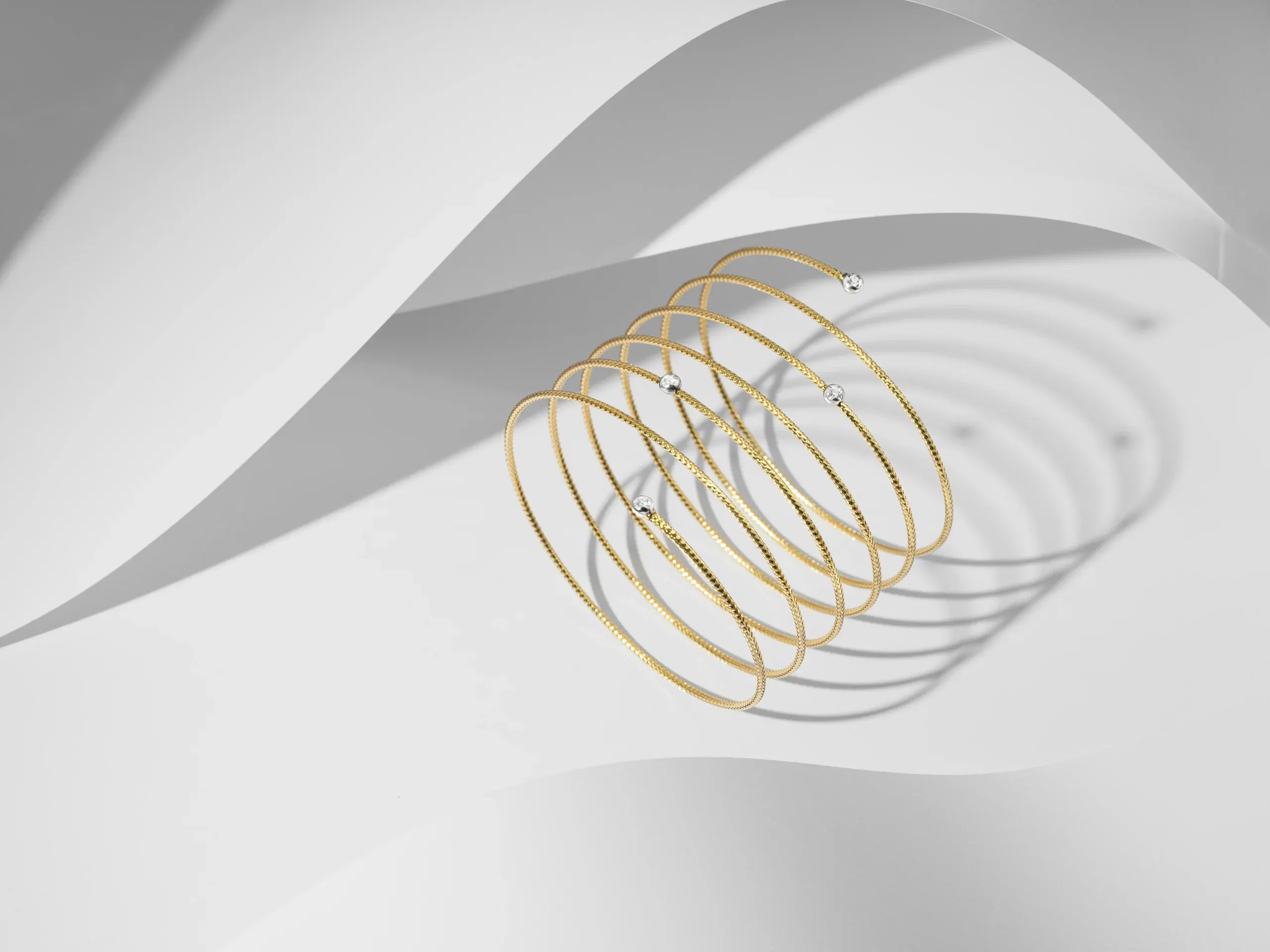 Nobile New coil bracelets in yellow gold – Ponte Vecchio Gioielli