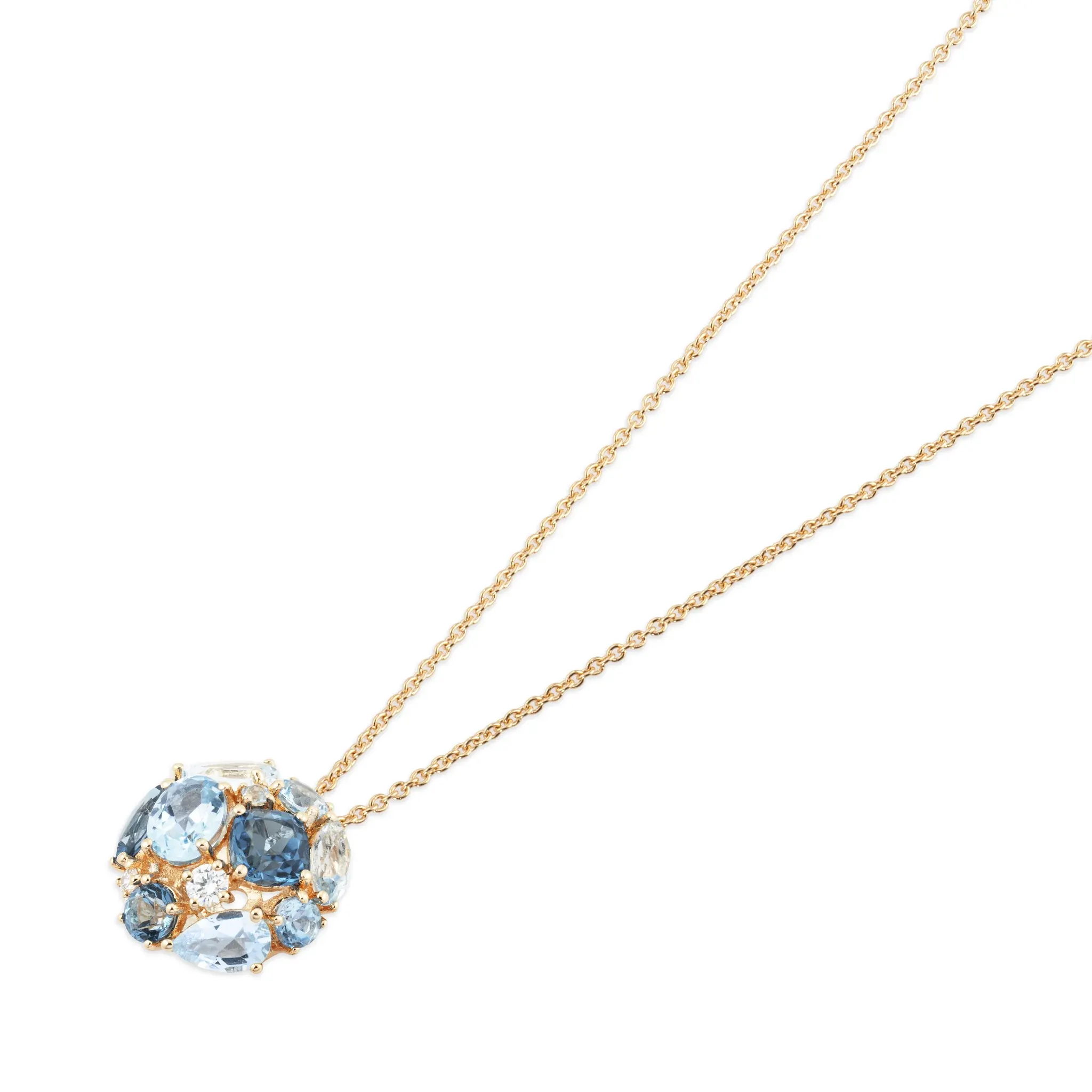 Iris sphere pendant with topaz – Ponte Vecchio Gioielli